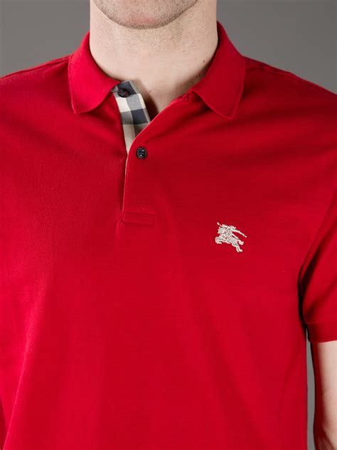 burberry polo red logo|polo burberry original.